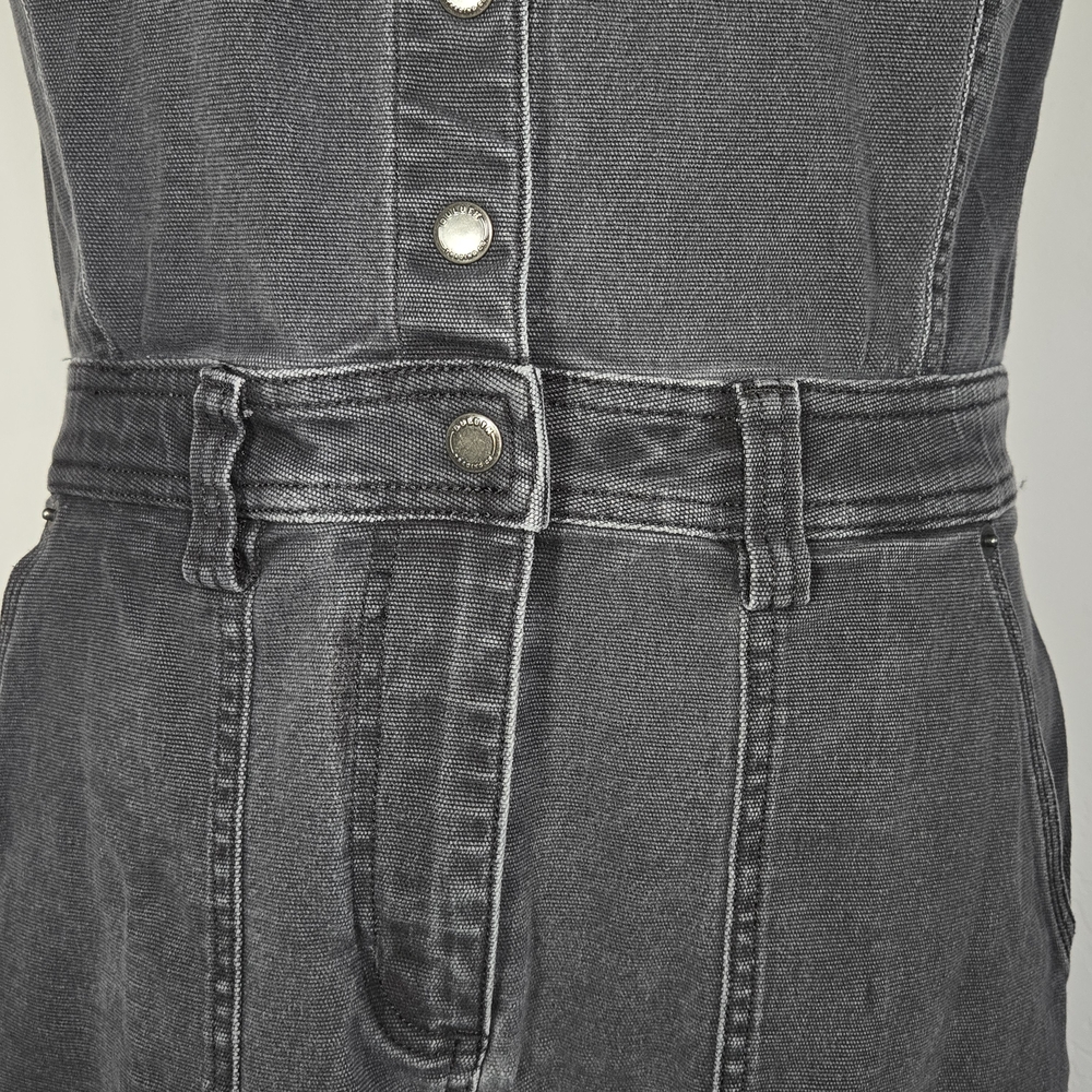 Duluth Trading Co grey Firehose jumpsuit size 6